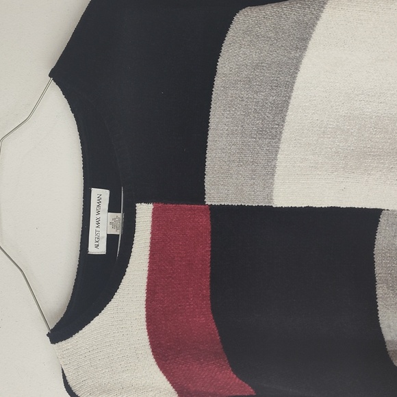 New August Max Woman Sweater Long Sleeve Multicolor Size 1X - Picture 4 of 9